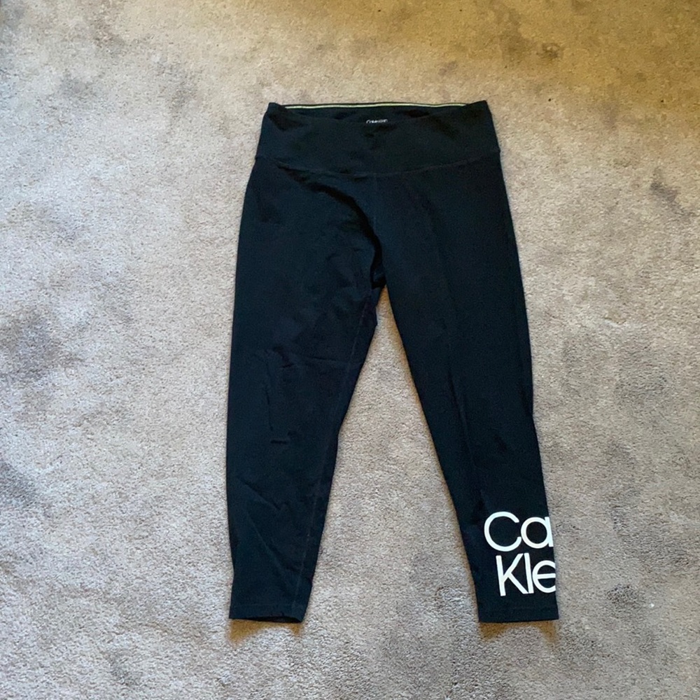 XL, Calvin Klein, black leggings(high waited)